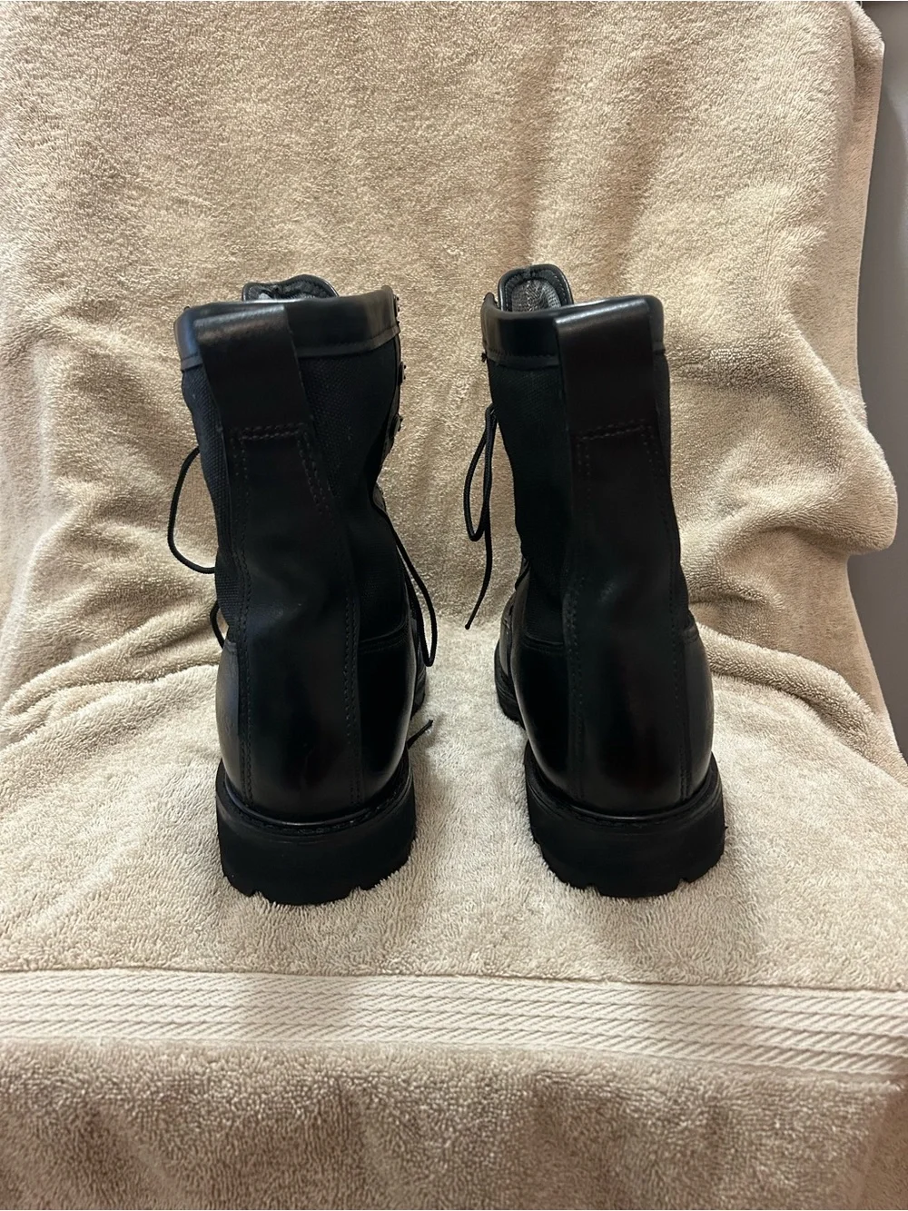 Bates military black boots